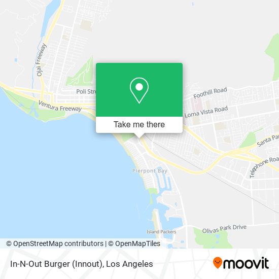 Mapa de In-N-Out Burger (Innout)