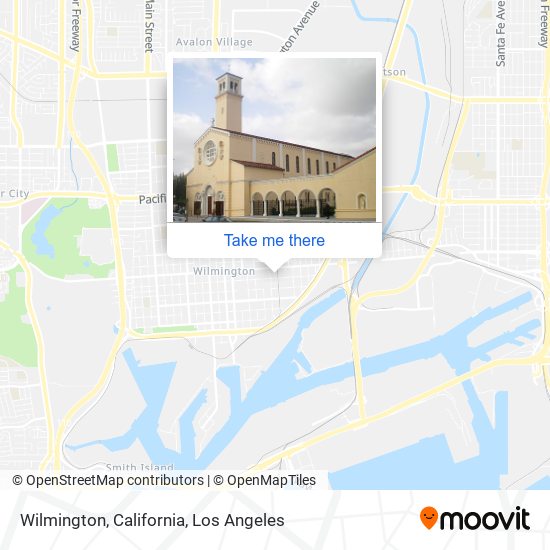 Mapa de Wilmington, California