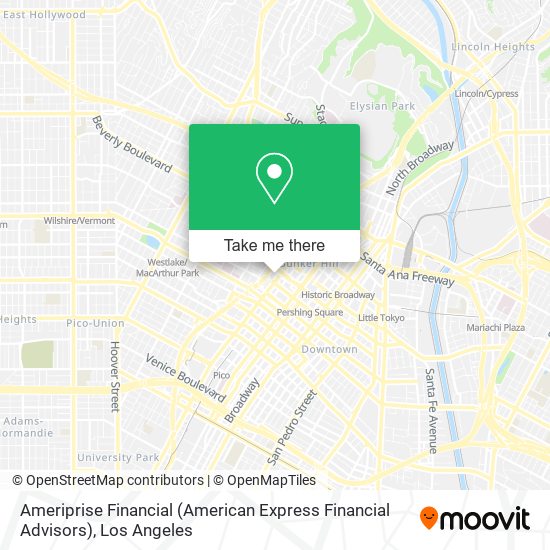 Ameriprise Financial (American Express Financial Advisors) map