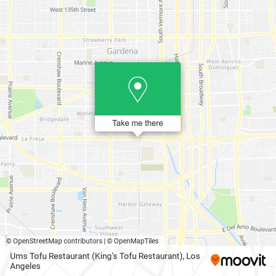 Mapa de Ums Tofu Restaurant (King's Tofu Restaurant)