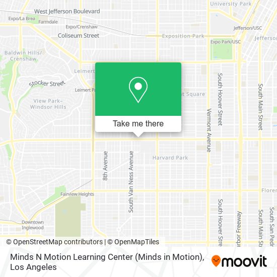 Mapa de Minds N Motion Learning Center (Minds in Motion)