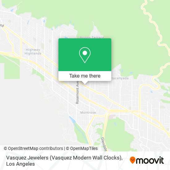 Mapa de Vasquez Jewelers (Vasquez Modern Wall Clocks)