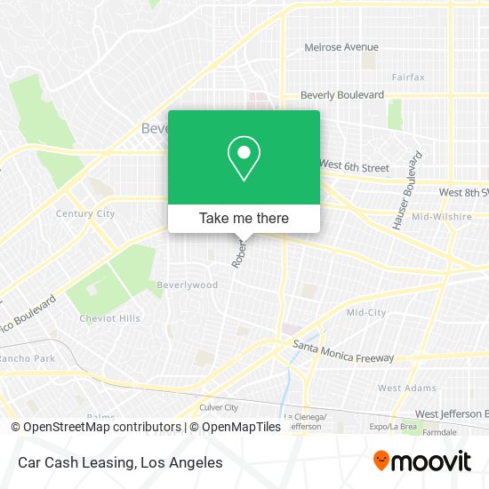 Car Cash Leasing map