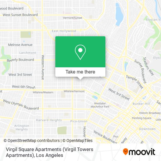 Mapa de Virgil Square Apartments (Virgil Towers Apartments)