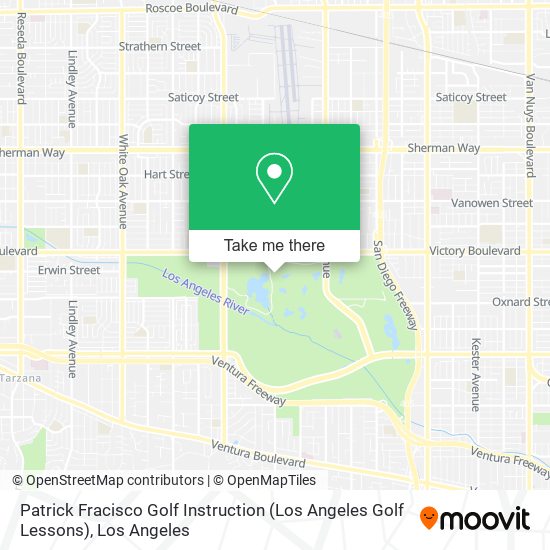 Patrick Fracisco Golf Instruction (Los Angeles Golf Lessons) map