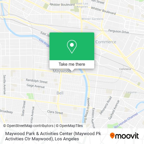 Maywood Park & Activities Center (Maywood Pk Activities Ctr Maywood) map