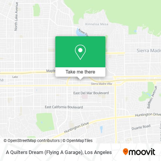 Mapa de A Quilters Dream (Flying A Garage)