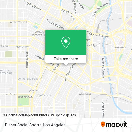 Planet Social Sports map