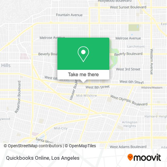 Mapa de Quickbooks Online