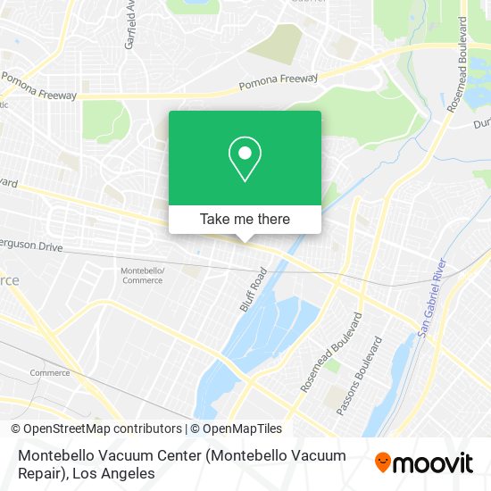 Montebello Vacuum Center (Montebello Vacuum Repair) map