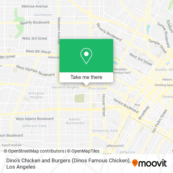 Mapa de Dino's Chicken and Burgers (Dinos Famous Chicken)