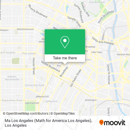 Mapa de Ma Los Angeles (Math for America Los Angeles)