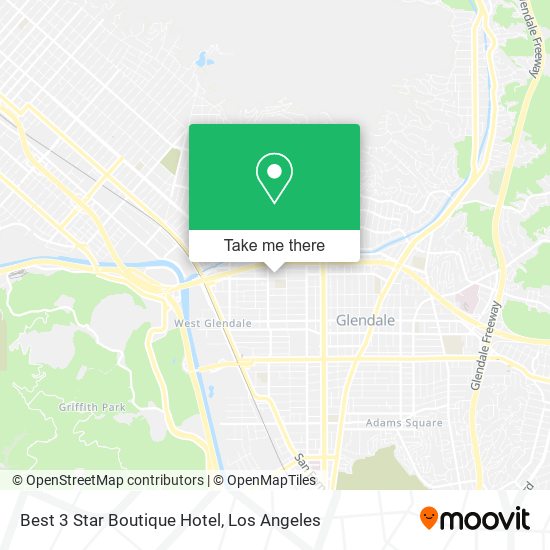 Best 3 Star Boutique Hotel map