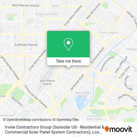 Mapa de Irvine Contractors Group (Sunsolar US - Residential & Commercial Solar Panel System Contractors)