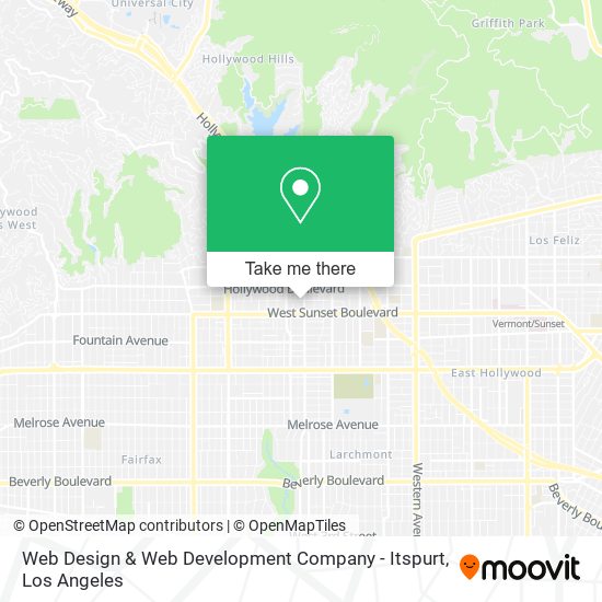 Web Design & Web Development Company - Itspurt map