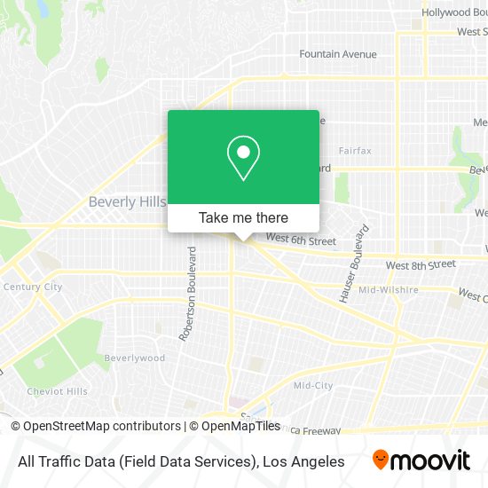 Mapa de All Traffic Data (Field Data Services)