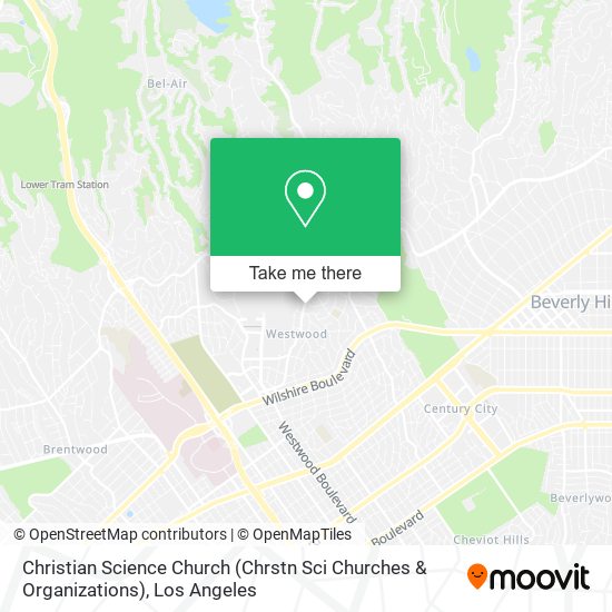 Christian Science Church (Chrstn Sci Churches & Organizations) map