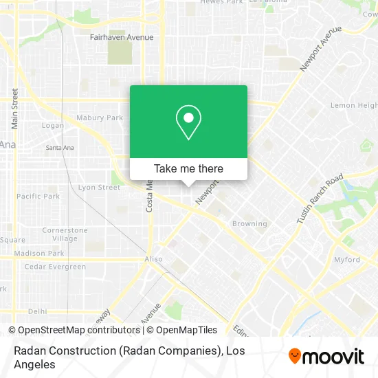 Mapa de Radan Construction (Radan Companies)
