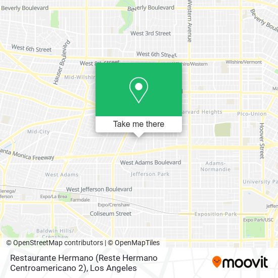 Mapa de Restaurante Hermano (Reste Hermano Centroamericano 2)