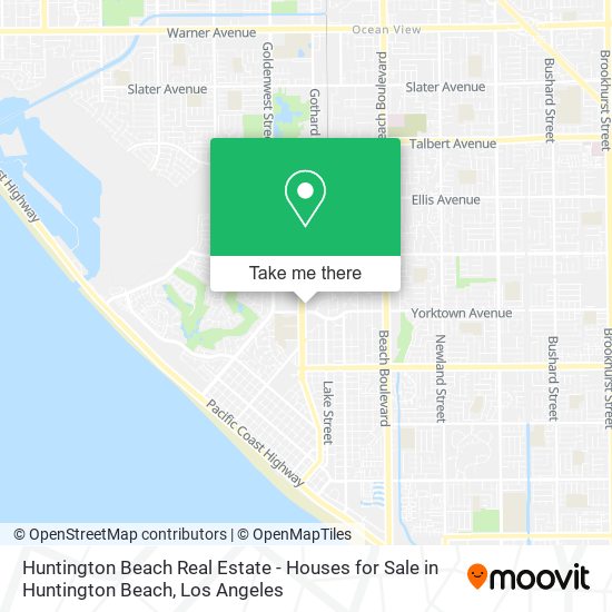 Huntington Beach Real Estate - Houses for Sale in Huntington Beach map