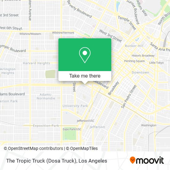 The Tropic Truck (Dosa Truck) map