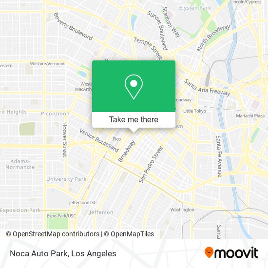 Noca Auto Park map
