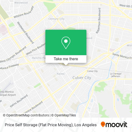 Price Self Storage (Flat Price Moving) map