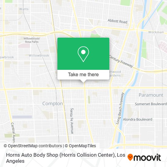 Mapa de Horns Auto Body Shop (Horn's Collision Center)
