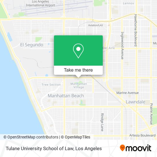 Mapa de Tulane University School of Law