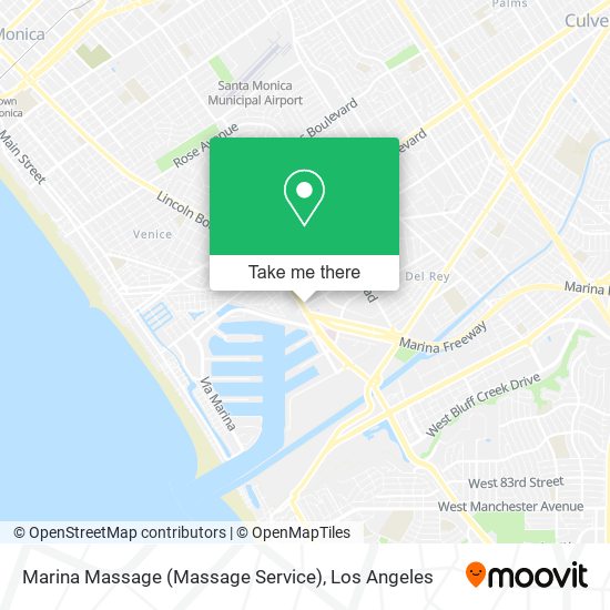 Mapa de Marina Massage (Massage Service)
