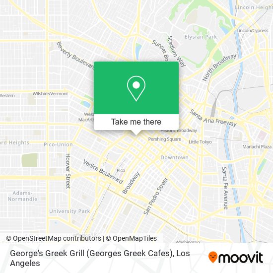 Mapa de George's Greek Grill (Georges Greek Cafes)