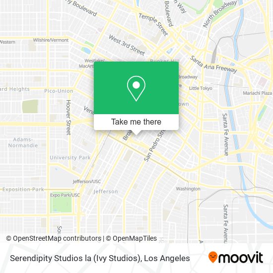 Serendipity Studios la (Ivy Studios) map