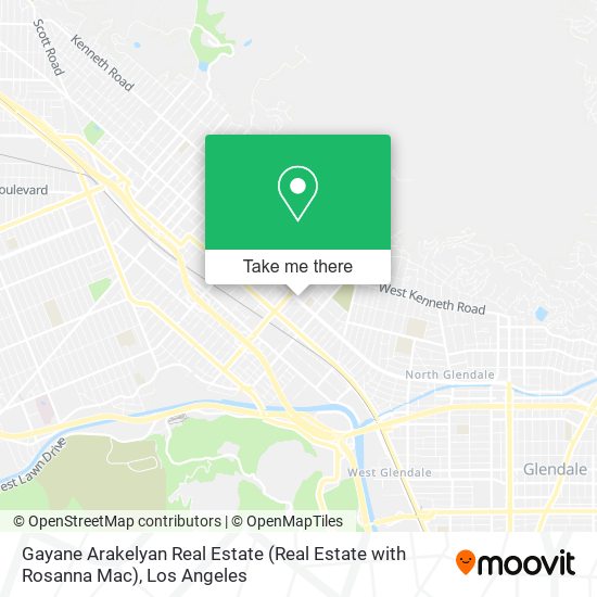 Mapa de Gayane Arakelyan Real Estate (Real Estate with Rosanna Mac)
