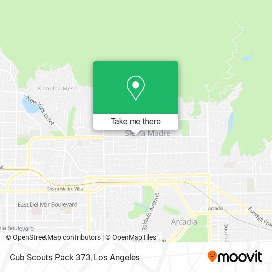 Mapa de Cub Scouts Pack 373