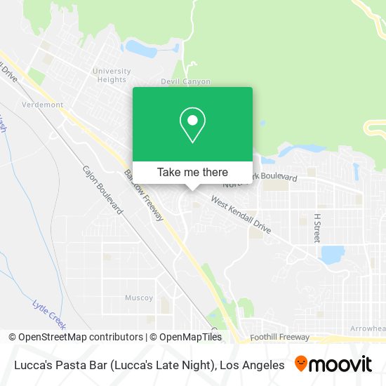 Lucca's Pasta Bar (Lucca's Late Night) map