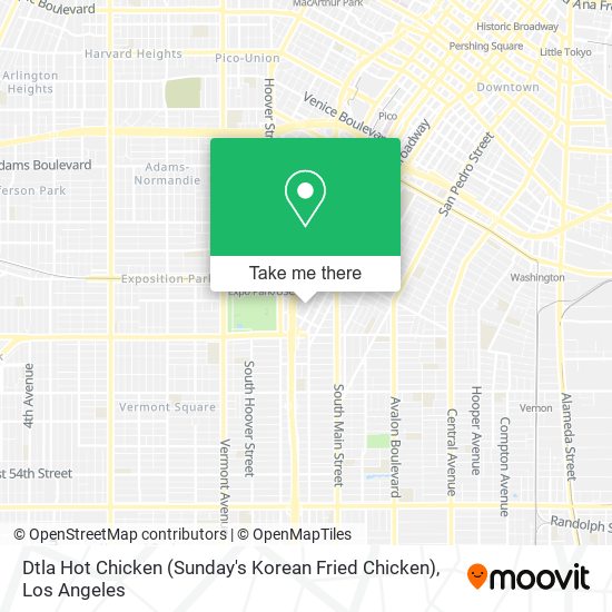 Dtla Hot Chicken (Sunday's Korean Fried Chicken) map