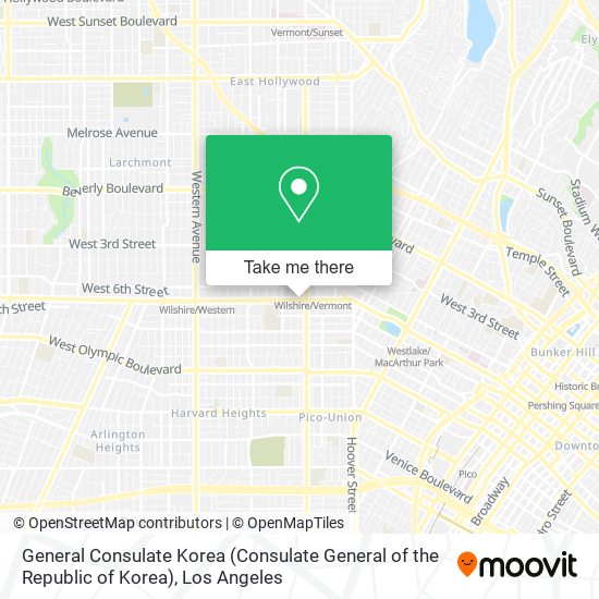 Mapa de General Consulate Korea (Consulate General of the Republic of Korea)