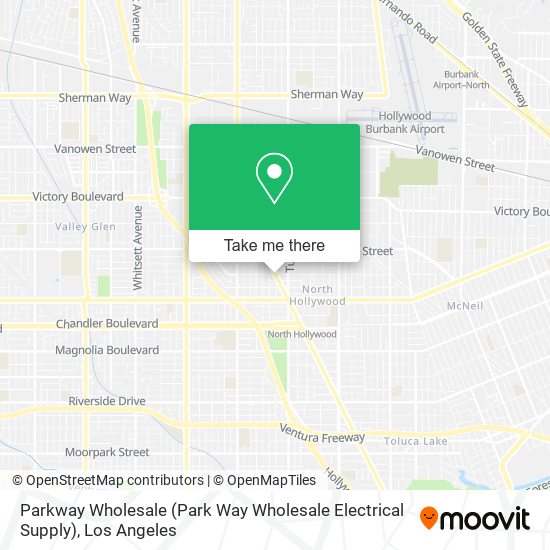 Mapa de Parkway Wholesale (Park Way Wholesale Electrical Supply)