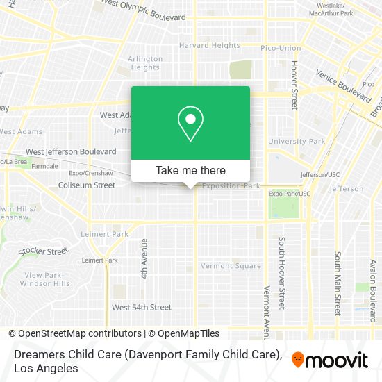 Mapa de Dreamers Child Care (Davenport Family Child Care)