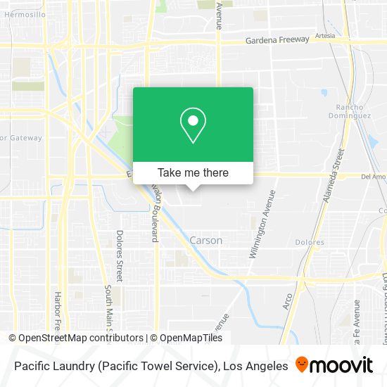 Mapa de Pacific Laundry (Pacific Towel Service)