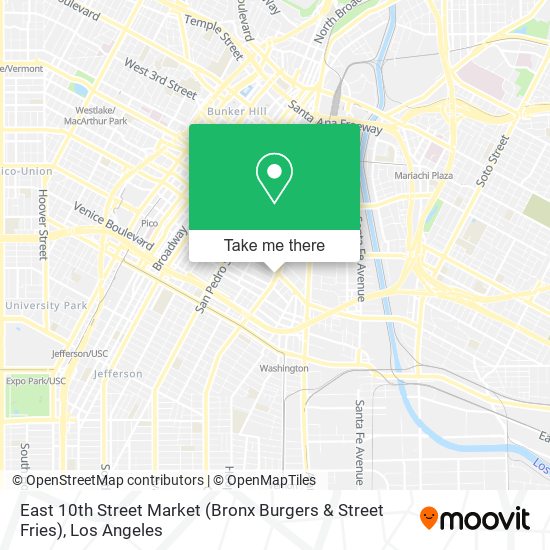 East 10th Street Market (Bronx Burgers & Street Fries) map