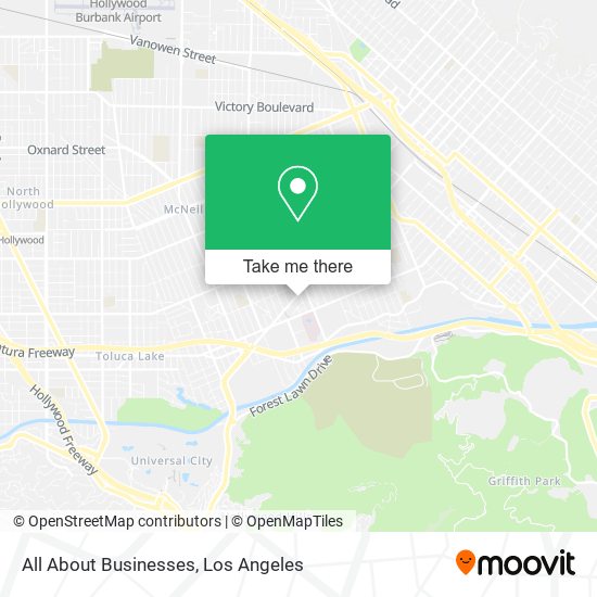 All About Businesses map