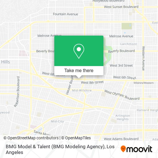 BMG Model & Talent (BMG Modeling Agency) map