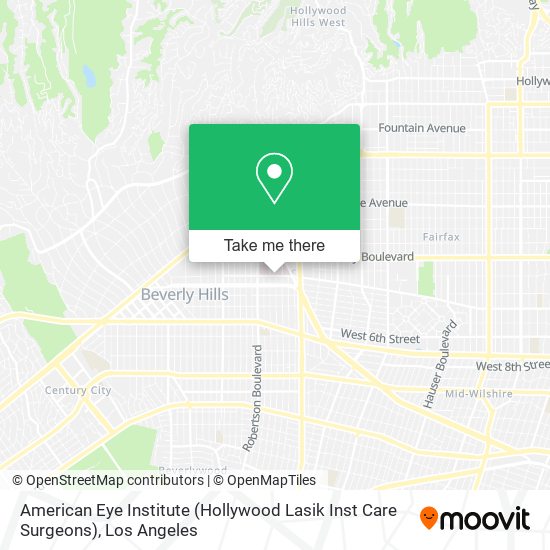 American Eye Institute (Hollywood Lasik Inst Care Surgeons) map
