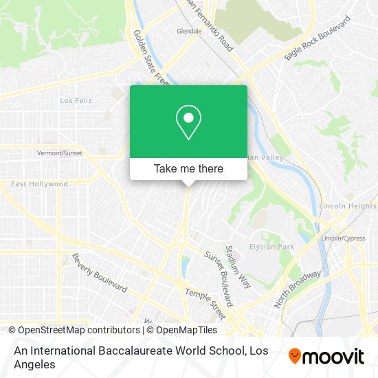 An International Baccalaureate World School map