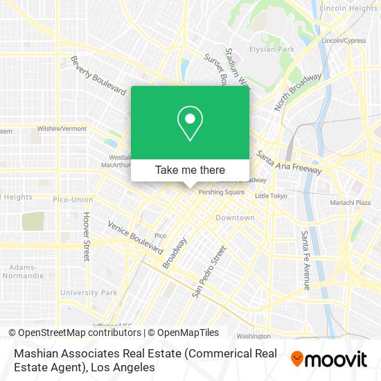 Mapa de Mashian Associates Real Estate (Commerical Real Estate Agent)