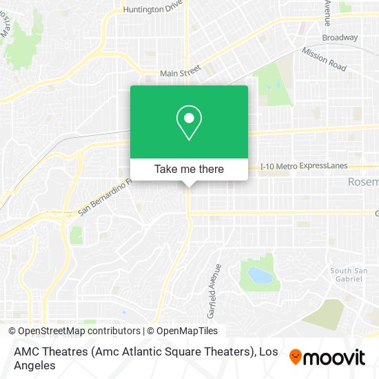 Mapa de AMC Theatres (Amc Atlantic Square Theaters)