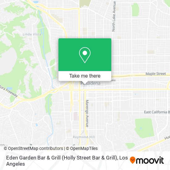 Mapa de Eden Garden Bar & Grill (Holly Street Bar & Grill)