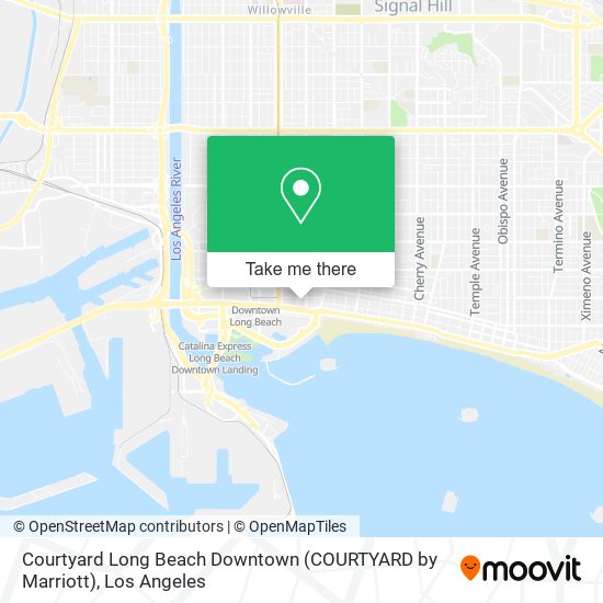 Mapa de Courtyard Long Beach Downtown (COURTYARD by Marriott)