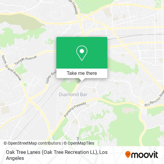 Oak Tree Lanes (Oak Tree Recreation LL) map